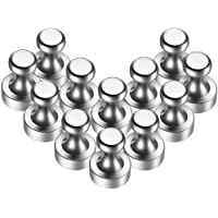 Los mejores  - BUSATIA Imán 12 piezas- Imanes de Neodimio con Caja de Almacenamiento- N52 Potentes Imanes de 12x16mm para Pizarra…